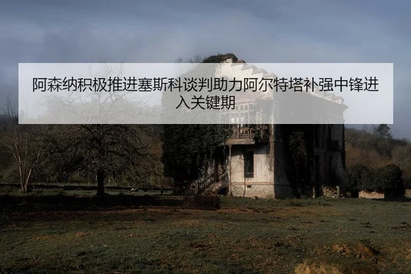 阿森纳积极推进塞斯科谈判助力阿尔特塔补强中锋进入关键期